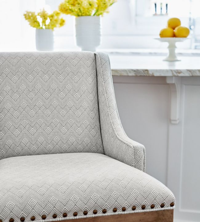 Maddox Room Fabric - White