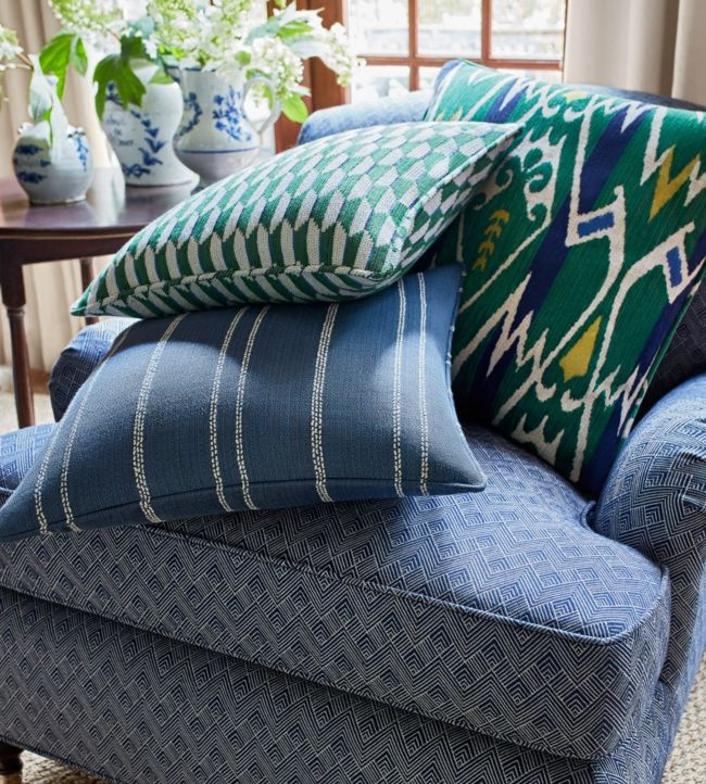 Maddox Room Fabric - Blue