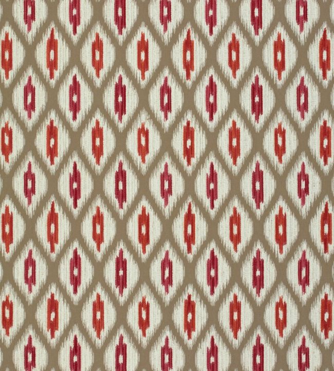 Rajah Fabric - Brown 