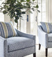 Trion Room Fabric - Blue