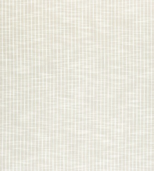 Bayside Stripe Fabric - White