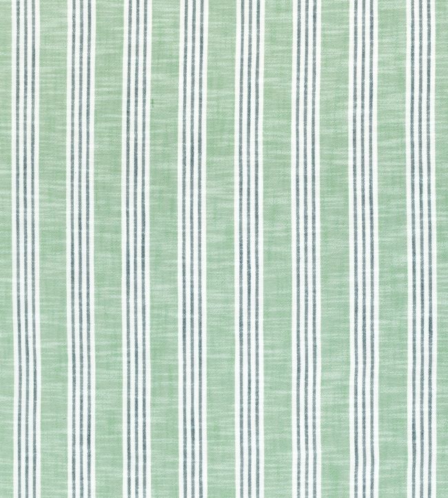 Southport Stripe Fabric - Green 