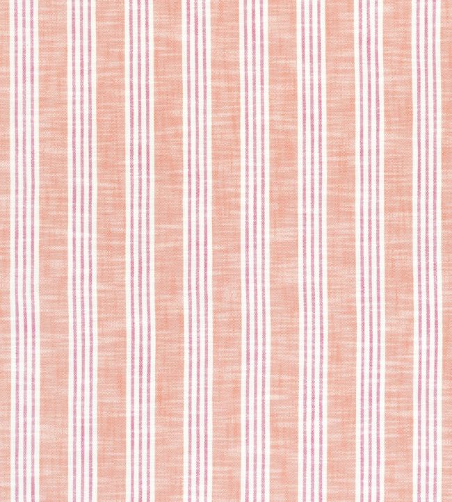 Southport Stripe Fabric - Orange 