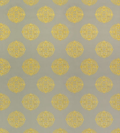 Halie Embroidery Fabric - Gold 