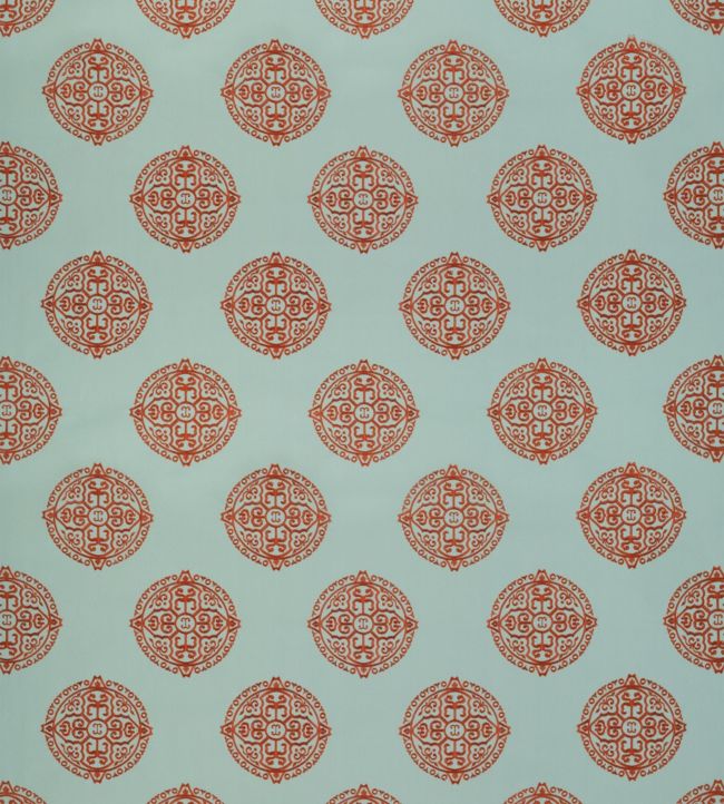 Halie Embroidery Fabric - Teal 