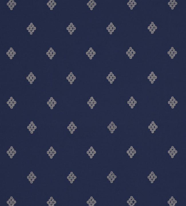 Zambia Embroidery Fabric - Blue 