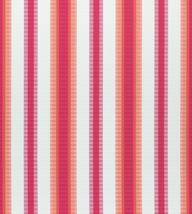 Samba Stripe Fabric - Red 