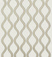 Juniper Ogee Embroidery Fabric - Gray 