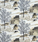 Daintree Embroidery Fabric - Gray 