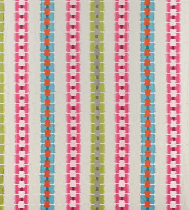 Sri Lanka Embroidery Fabric - Pink