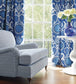 Kuba Room Fabric - Blue
