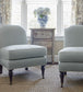 Hamilton Herringbone Room Fabric - Blue