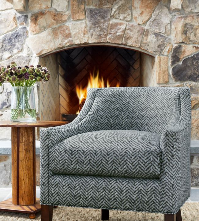 Varenna Room Fabric - Silver