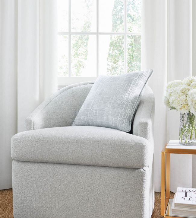 Dolcetto Room Fabric - Silver