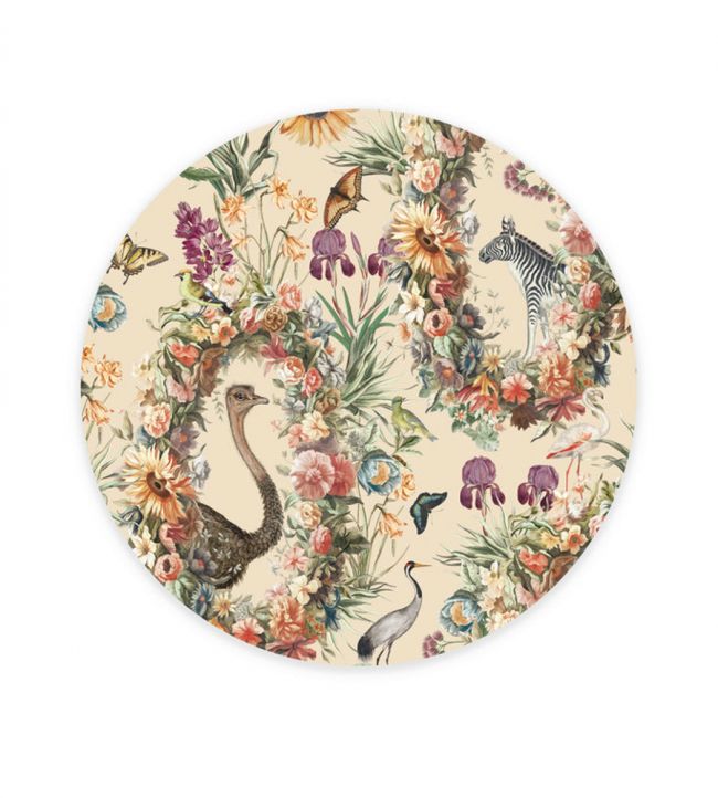 Never Ending Story Circle Mural - Pink