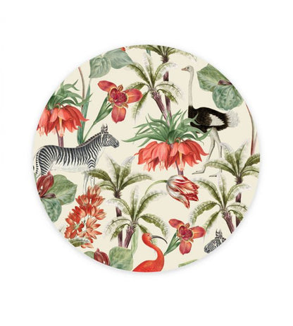 A New Chapter Circle Mural - Multicolor