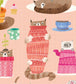 Kitten Kaboodle Nursey Wallpaper - Cream 
