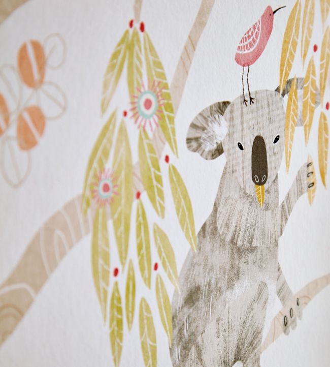 Kooka Koala Nursey Room Wallpaper 3 - Gray