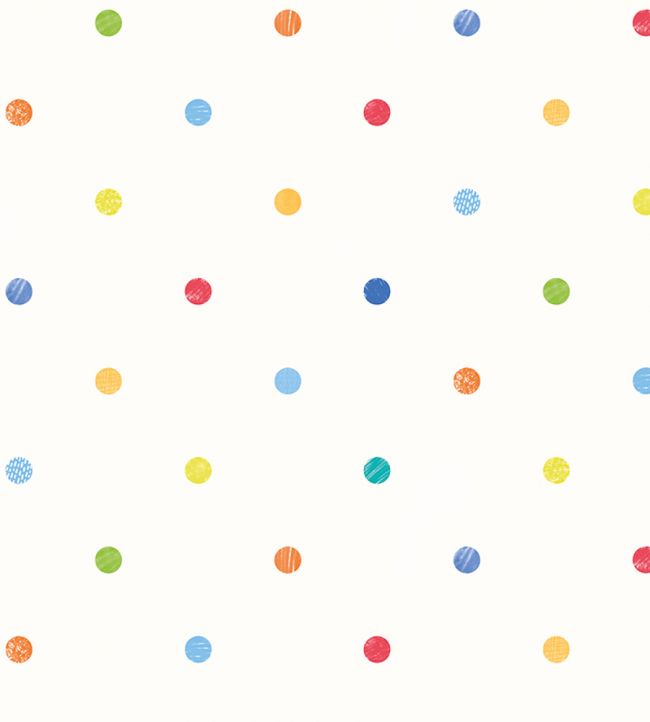 Doodle Spot Wallpaper - Multicolor
