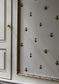 Wild Honey Bee Spot Room Wallpaper - White