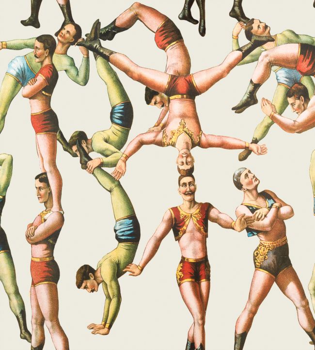 The Acrobats Wallpaper - Multicolor
