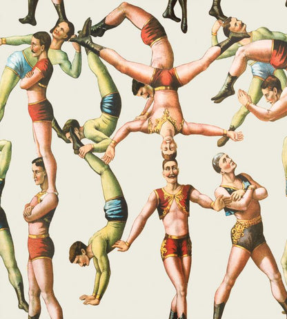 The Acrobats Wallpaper - Multicolor