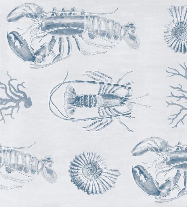 Lobster Wallpaper - Blue