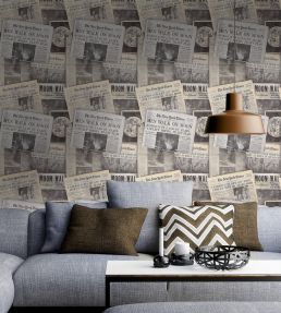 Moonwalker Room Wallpaper - Cream