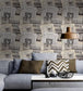 Moonwalker Room Wallpaper - Cream