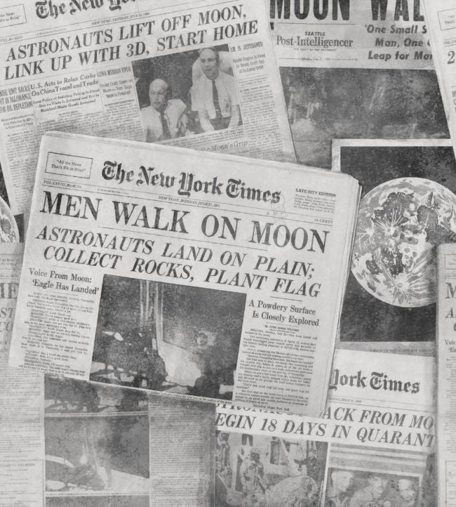 Moonwalker Wallpaper - Gray