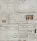 Vintage Letters Wallpaper - Gray