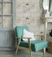 Vintage Letters Room Wallpaper - Gray