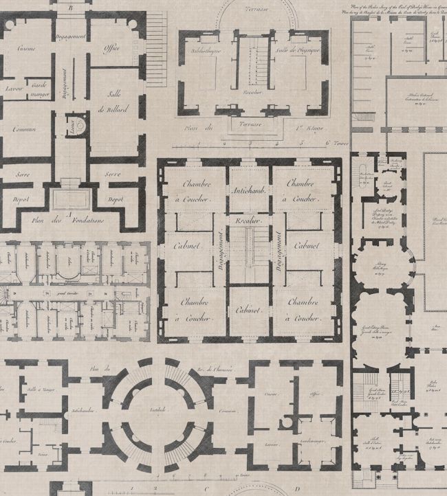 Chateau Wallpaper - Purple 