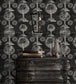 Armillary Room Wallpaper - Black