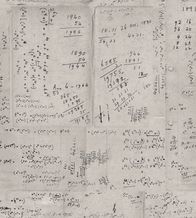 Math Wallpaper - Gray