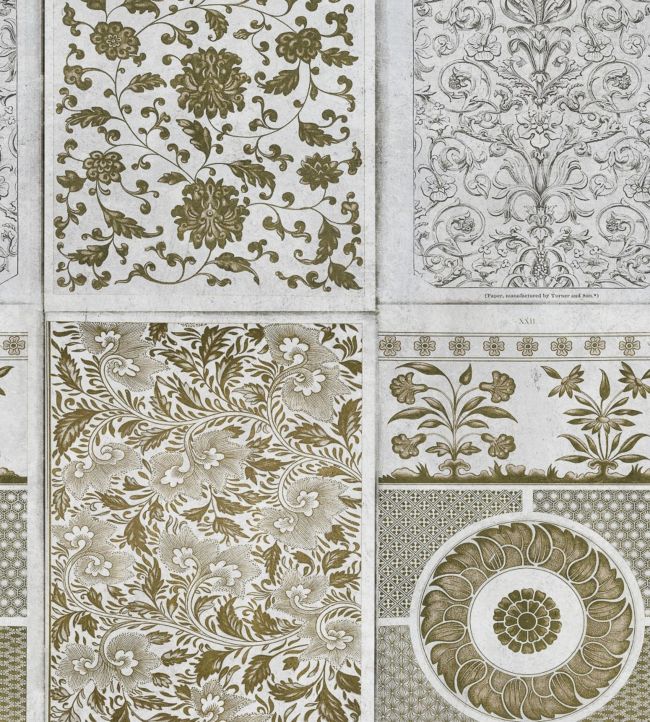 Chinese Pattern Wallpaper - Sand