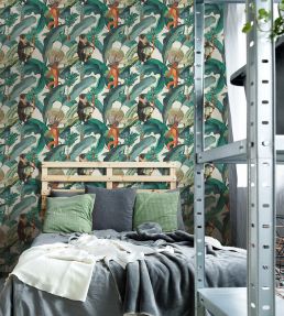 Bermuda Room Wallpaper - Teal