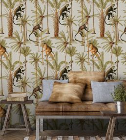 Barbados Room Wallpaper - Green