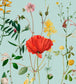 Aquafleur Wallpaper - Teal