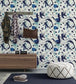 Splatters Room Wallpaper - Blue