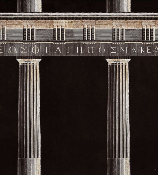 Athena Wallpaper - Black