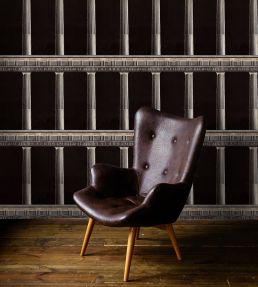 Athena Room Wallpaper - Black