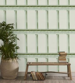 Athena Room Wallpaper - Green