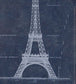 Grand Eiffel Wallpaper - Blue