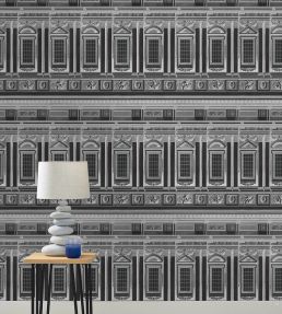 Vaticano Room Wallpaper - Gray