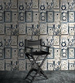 Obscure Room Wallpaper - Blue