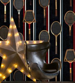 The Game Room Wallpaper - Black