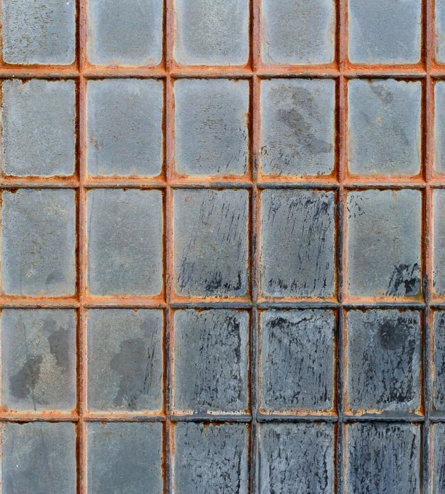 Foundry Wall Wallpaper - Blue