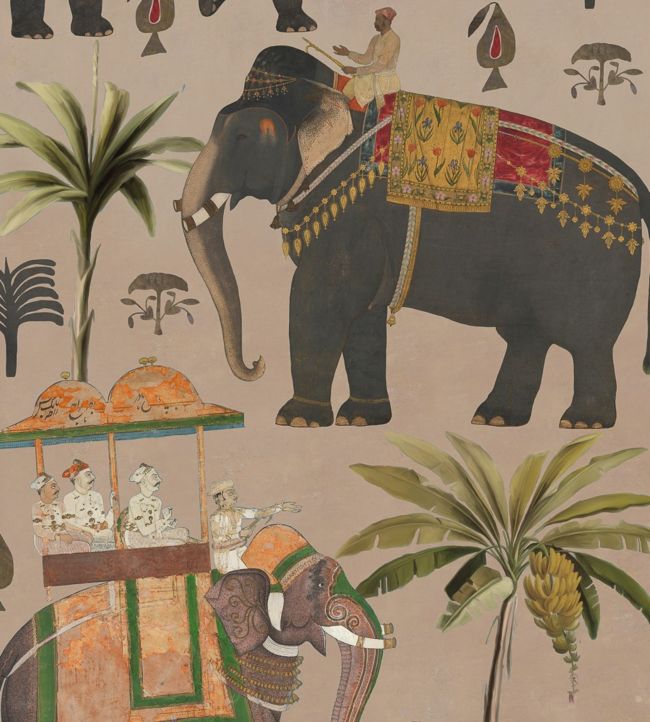 The Procession Wallpaper - Pink