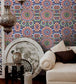 Mosaic Room Wallpaper - Red